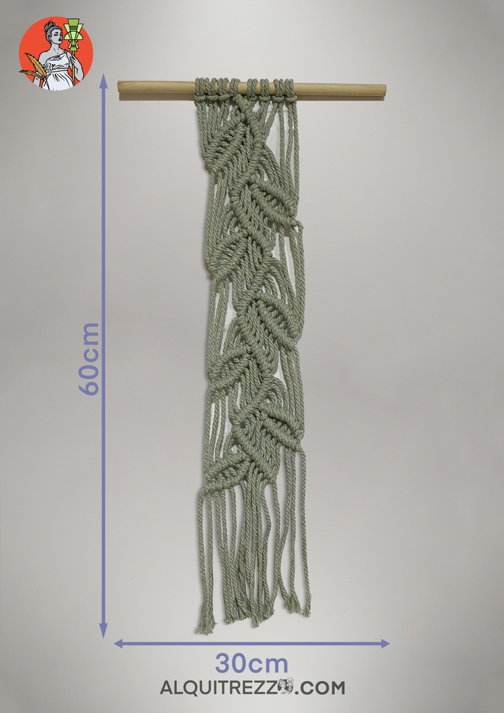 MACRAMÉ HOJAS CORTO